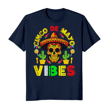 Cinco De Mayo Vibes Cinco De Mayo Batalla De Puebla Hispanic Heritage T-Shirt