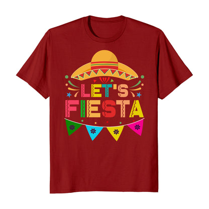 Let's Fiesta Cinco De Mayo Batalla De Puebla Hispanic Heritage T-Shirt