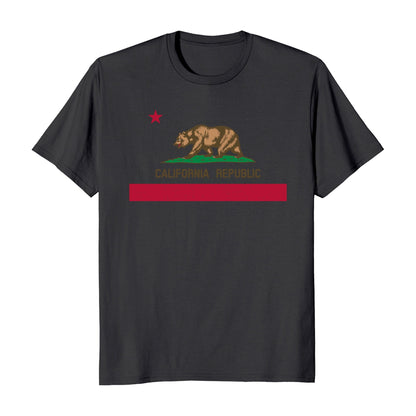 California Republic Bear Flag Men's T-Shirt