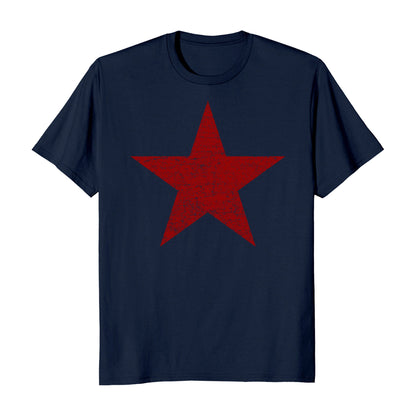 Distressed Red Star Men's T-Shirt