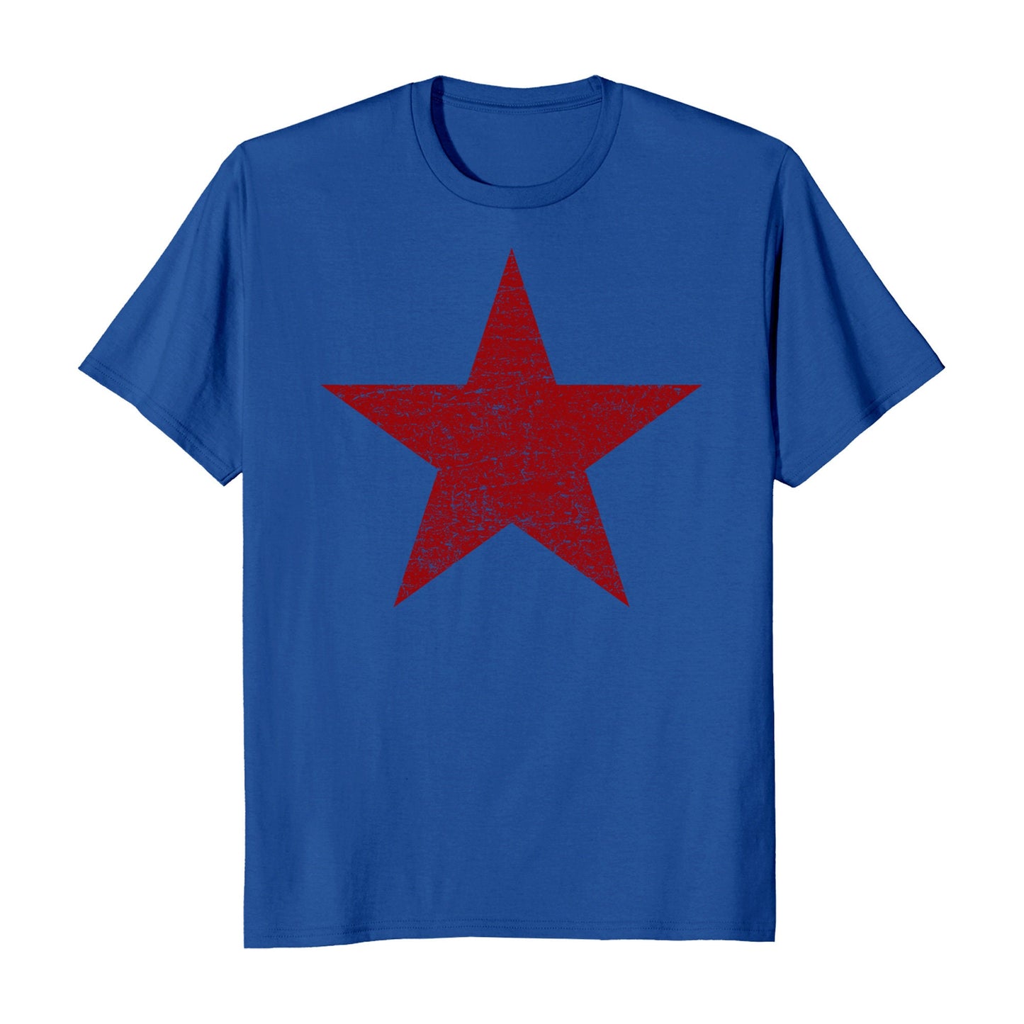 Distressed Red Star Men's T-Shirt