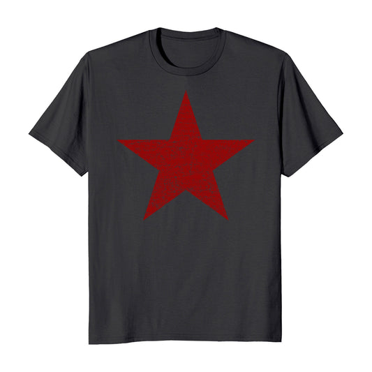 Distressed Red Star Men's T-Shirt