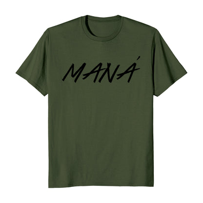 Rock En Español Mana Brushed Text Men's T-Shirt