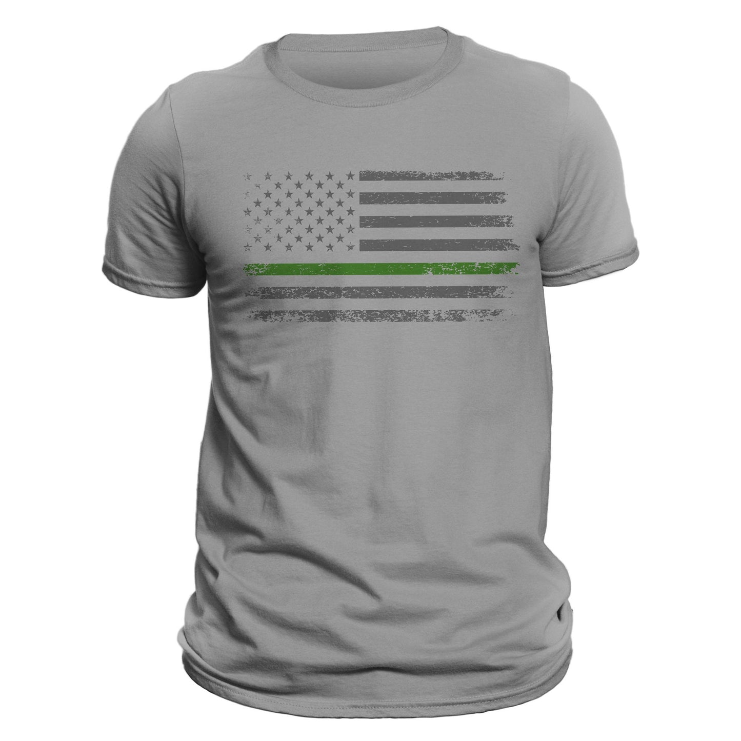 USA Army Thin Green Line Flag 2.0 Men's T-Shirt