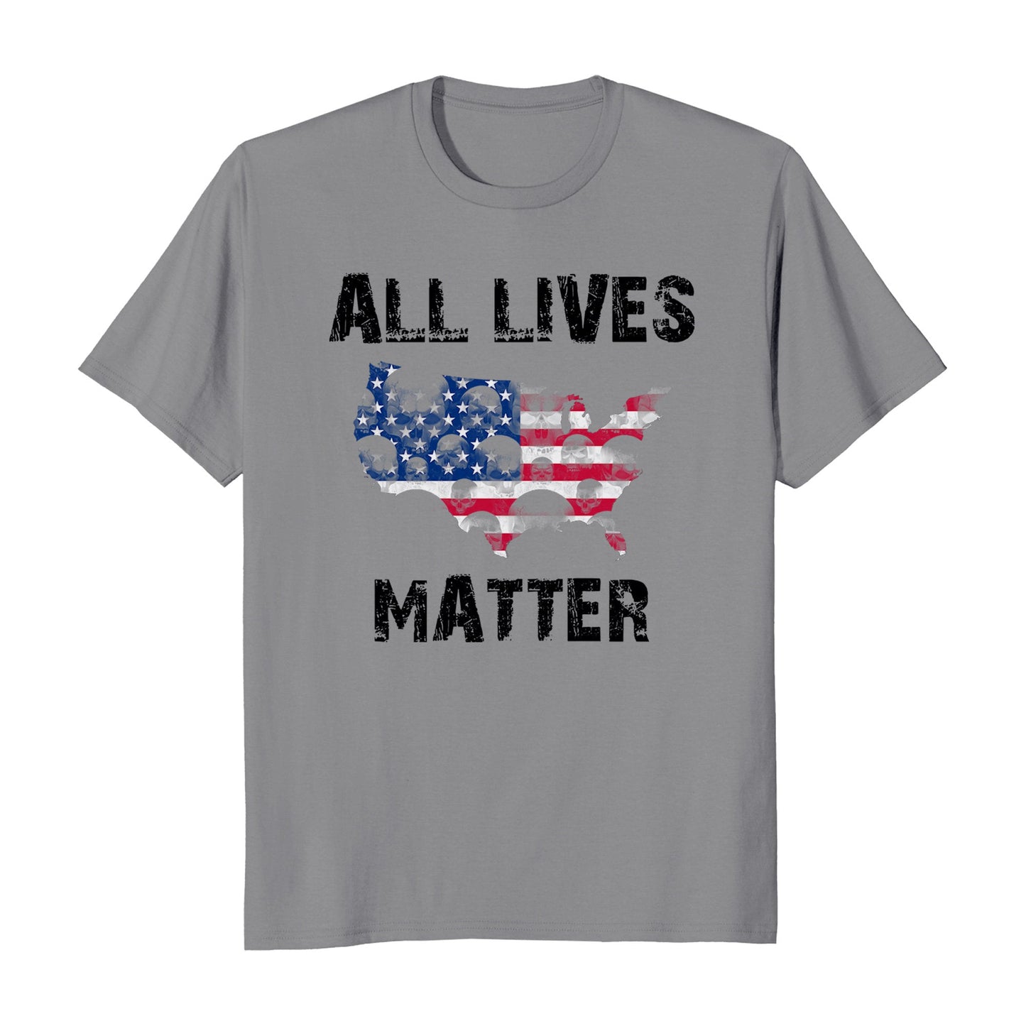 All Lives Matter US Flag Civil Rights Protest Men's T-Shirt