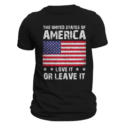 The United States of America Love It or Leave It T-Shirt