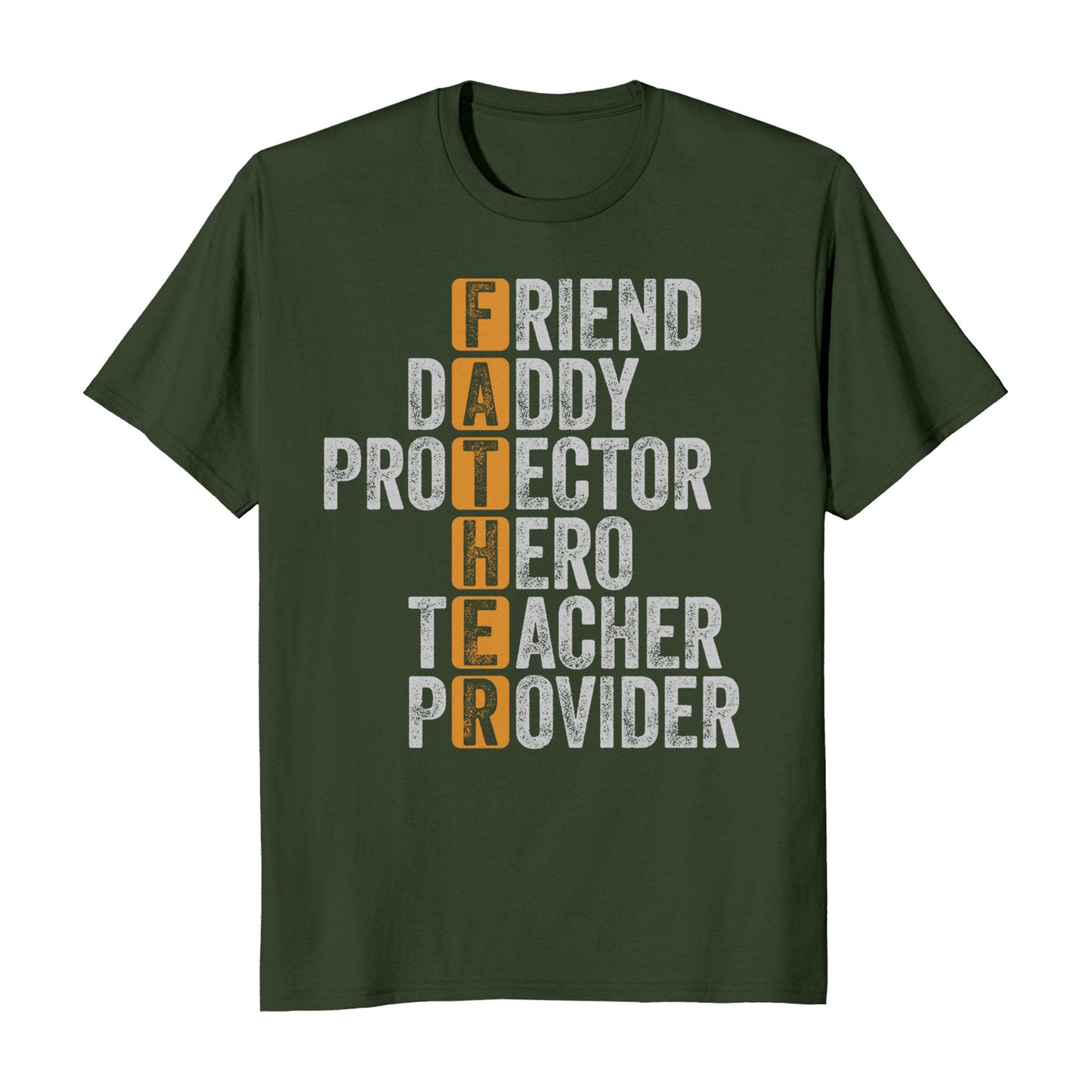 Father's Day Friend Daddy Protector Hero Teacher Provider Men's T-Shirt