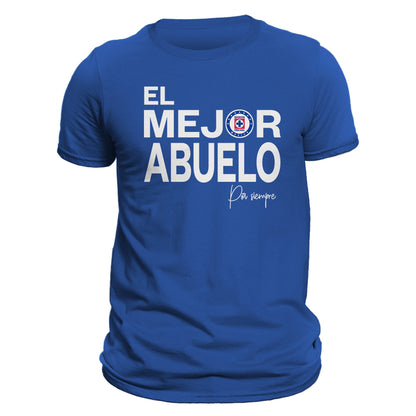 El Mejor Abuelo Por Siempre Cruz Azul Men's T-Shirt