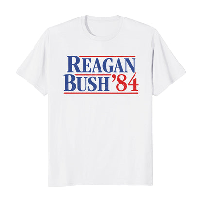 Reagan Bush '84 Conservative Republican GOP Unisex Vintage Style T-Shirt