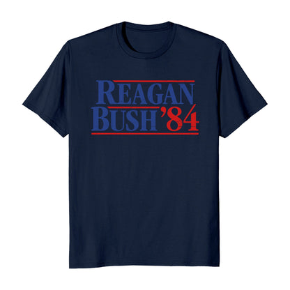 Reagan Bush '84 Conservative Republican GOP Unisex Vintage Style T-Shirt