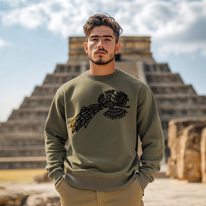 Aztec Quetzal Bird Mesoamerican Culture Unisex Sweatshirt