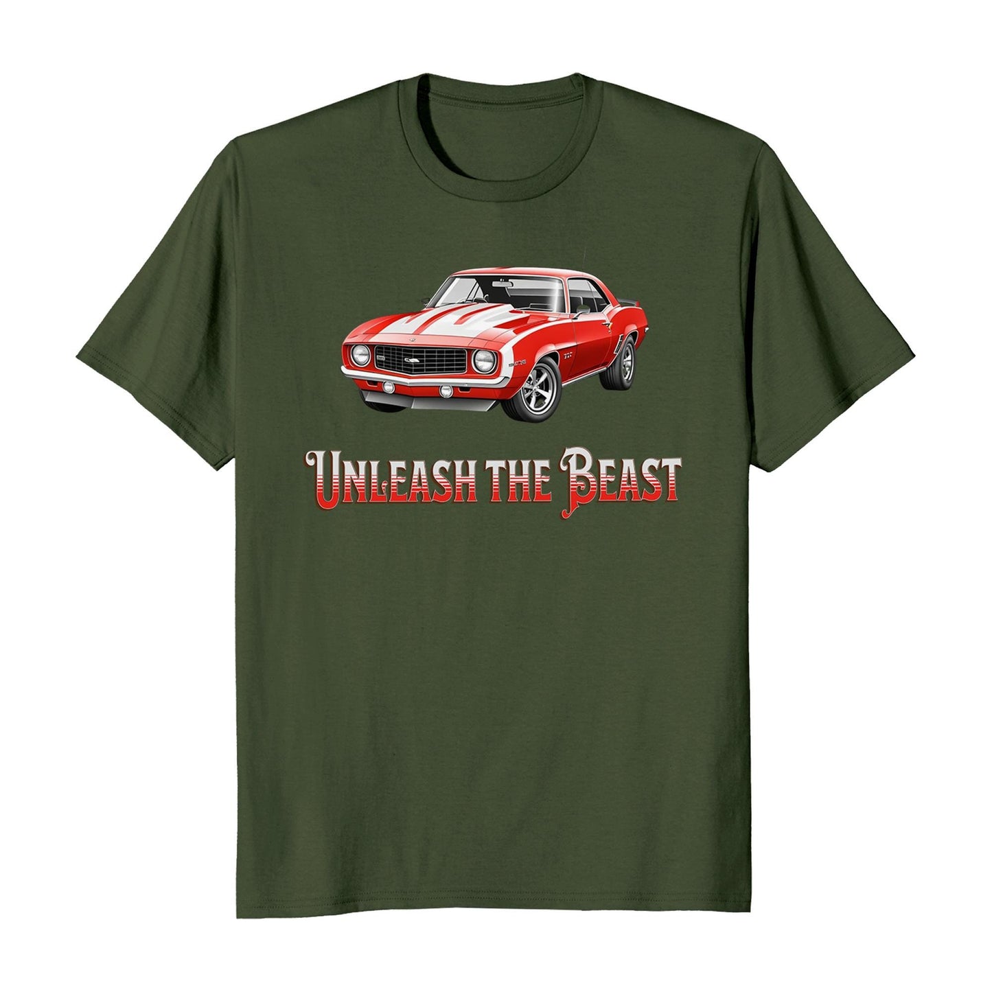 Unleash The Beast 1969 Classic Muscle Car T-Shirt