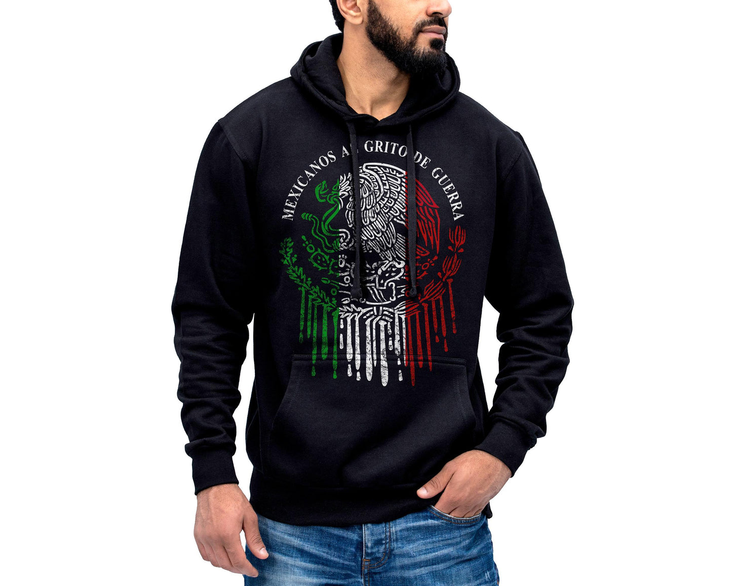 Mexicanos Al Grito De Guerra Mexican Flag Hoodie Sweatshirt